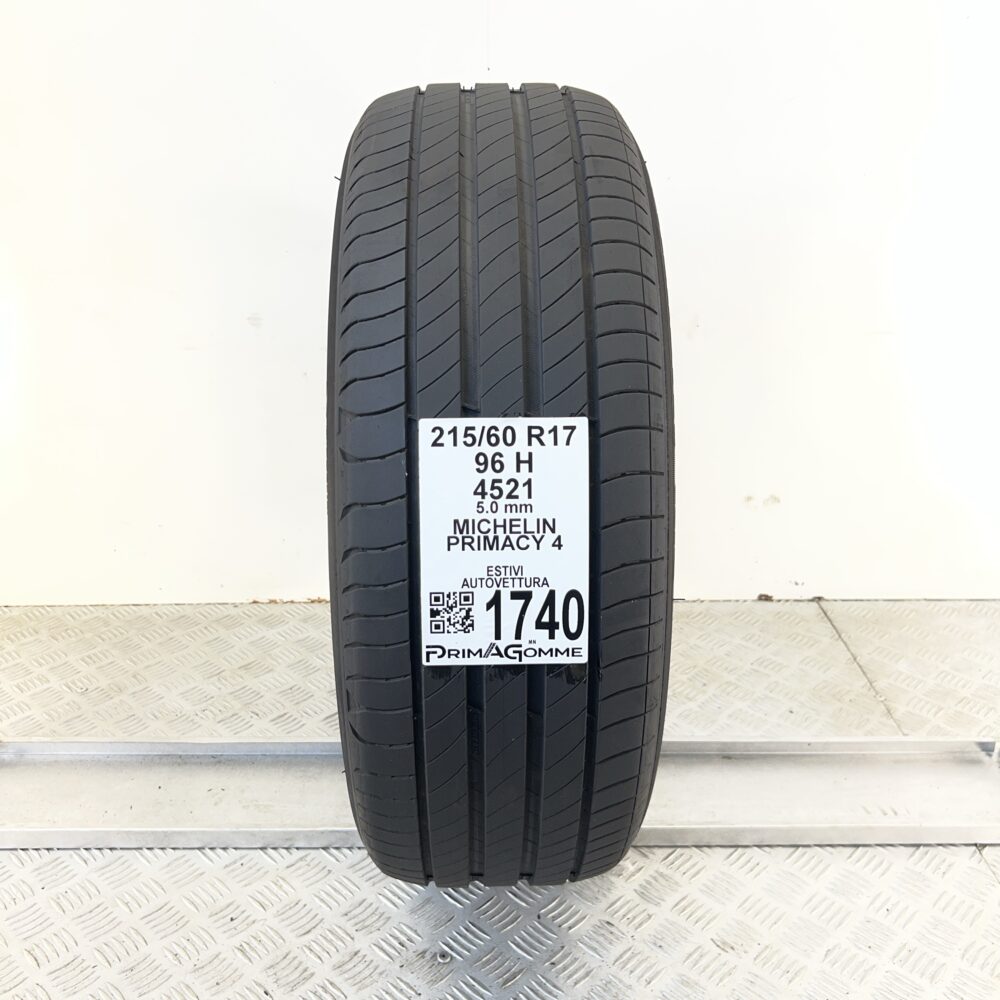 Pneumatico Usato 215 60 R17 96H Michelin Primacy 4 71% Estivo | Gomme Usate | PrimaGomme.it Pneumatico usato 215 60 R17 Michelin Primacy 4 - foto 6