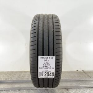 Pneumatico Usato 205 55 R17 95V Pirelli Cinturato P7 89% Estivo