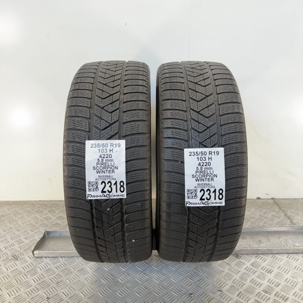 Gomme Usate 235 50 R19 103H Pirelli Scorpion Winter 83% Invernali | Gomme Usate | PrimaGomme.it Gomme usate 235 50 R19 Pirelli Scorpion Winter - foto 9