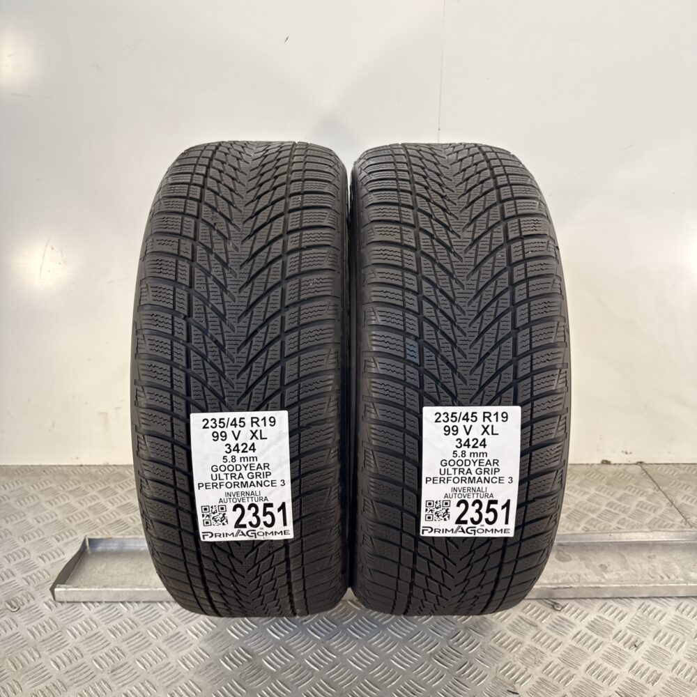 Gomme Usate 235 45 R19 XL 99V Goodyear Ultra Grip Performance 3 73% Invernali | Gomme Usate | PrimaGomme.it Gomme usate 235 45 R19 Goodyear Ultra Grip Performance 3 - foto 7