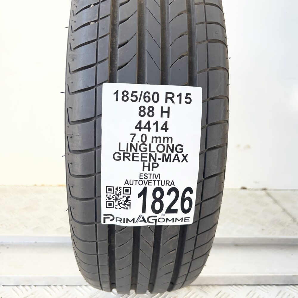 Pneumatico Usato 185 60 R15 88H LINGLONG GREEN-MAX HP 100% Estivo | Gomme Usate | PrimaGomme.it Pneumatico usato 185 60 R15 LINGLONG GREEN-MAX HP - foto 7