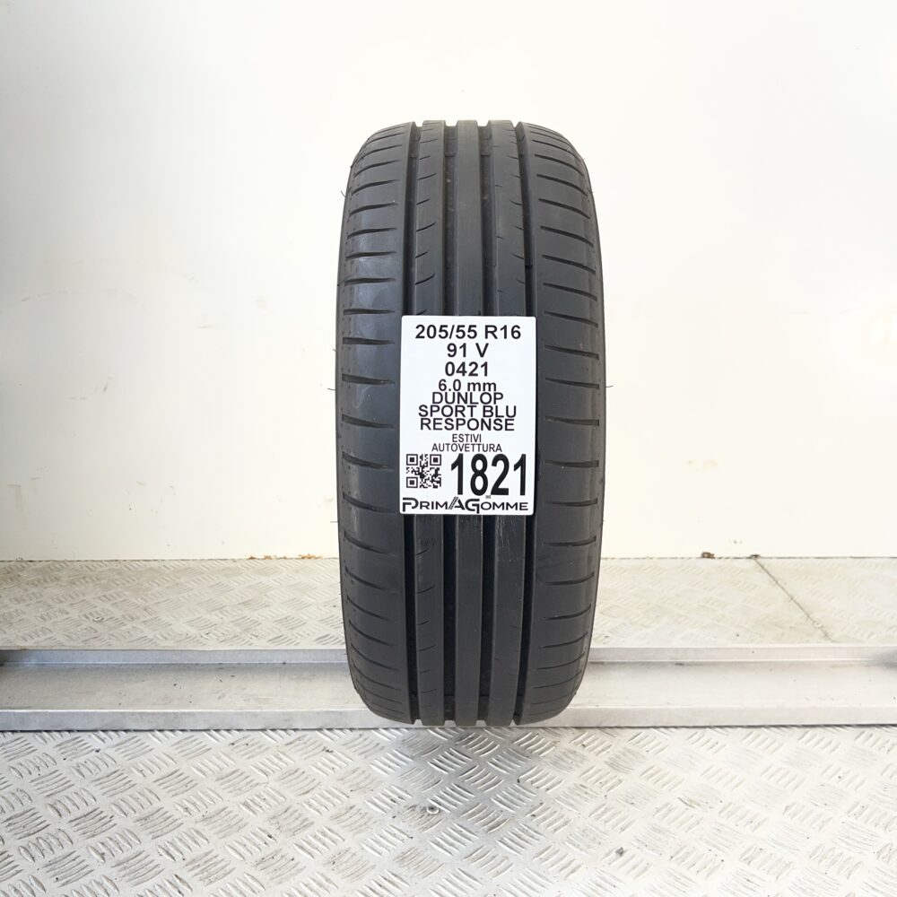 Pneumatico Usato 205 55 R16 91V DUNLOP Sport Blu Response 86% Estivo | Gomme Usate | PrimaGomme.it Pneumatico usato 205 55 R16 DUNLOP Sport Blu Response - foto 6