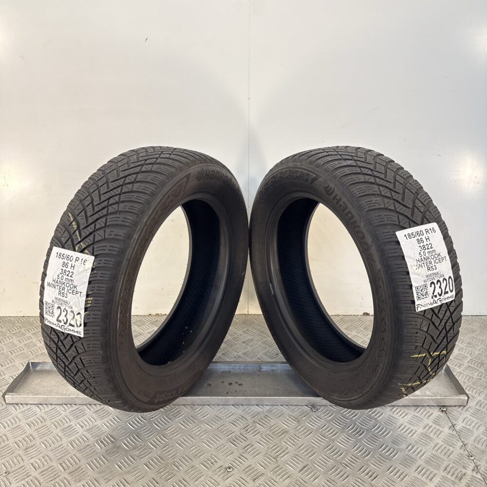 Gomme Usate 185 60 R16 86H Hankook Winter Icept RS3 Invernali | Gomme Usate | PrimaGomme.it Gomme usate 185 60 R16 Hankook Winter Icept RS3 - foto 4