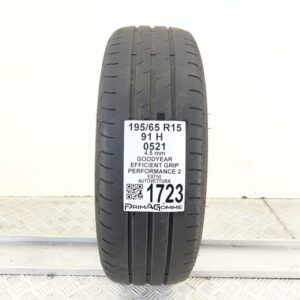 Pneumatico Usato 195 65 R15 91H Goodyear Efficient Grip Performance 2 Estivo