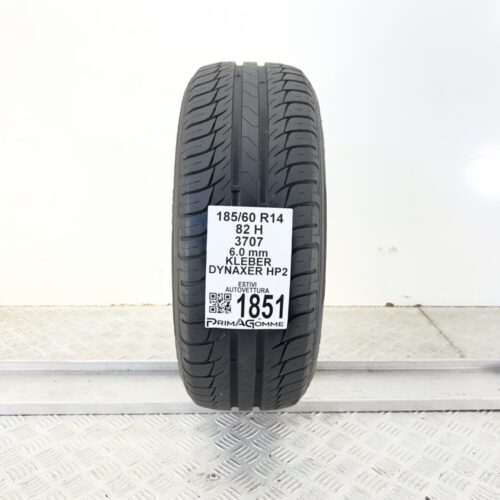 Pneumatico Usato 185 60 R14 82H KLEBER Dynaxer HP2 86% Estivo