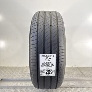 Pneumatico Usato 235 55 R19 105W Michelin E Primacy 89% Estivo