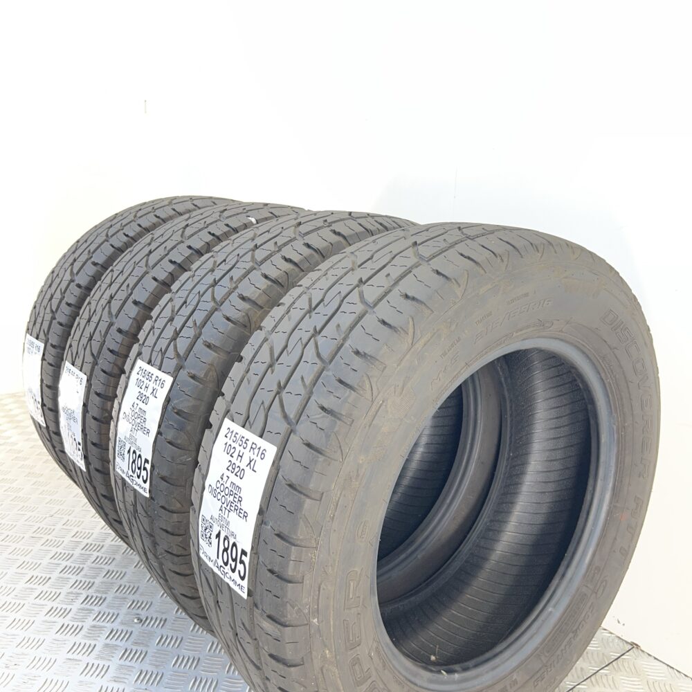 Pneumatici Usati 215 65 R16 XL 102H Cooper Discoverer ATT Estive | Gomme Usate | PrimaGomme.it Pneumatici usati 215 65 R16 Cooper Discoverer ATT - foto 9