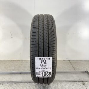 Pneumatico Usato 165 65 R15 81T Toyo Nanoenergy 3 91% Estivo