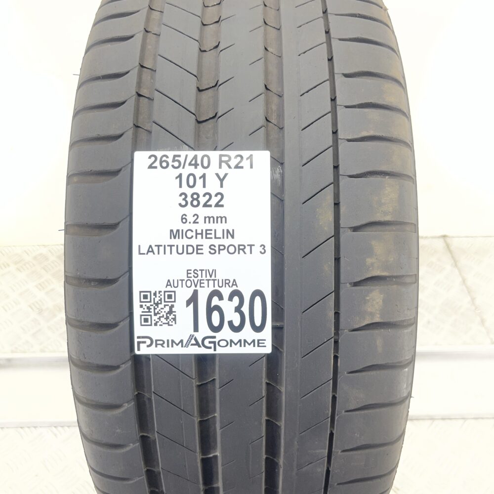 Pneumatico Usato 265 40 R21 101Y Michelin Latitude Sport 3 89% Estivo | Gomme Usate | PrimaGomme.it Pneumatico usato 265 40 R21 Michelin Latitude Sport 3 - foto 7