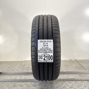 Pneumatico Usato 205 55 R16 91H Goodyear Efficient Grip Performance 81% Estivo