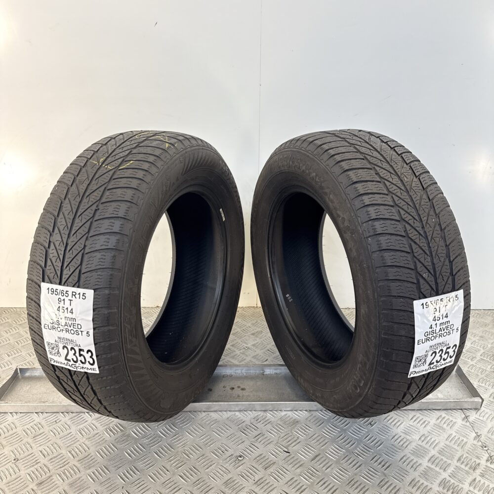 Gomme Usate 195 65 R15 91T Gislaved Eurofrost 5 Invernali | Gomme Usate | PrimaGomme.it Gomme usate 195 65 R15 Gislaved Eurofrost 5 - foto 4