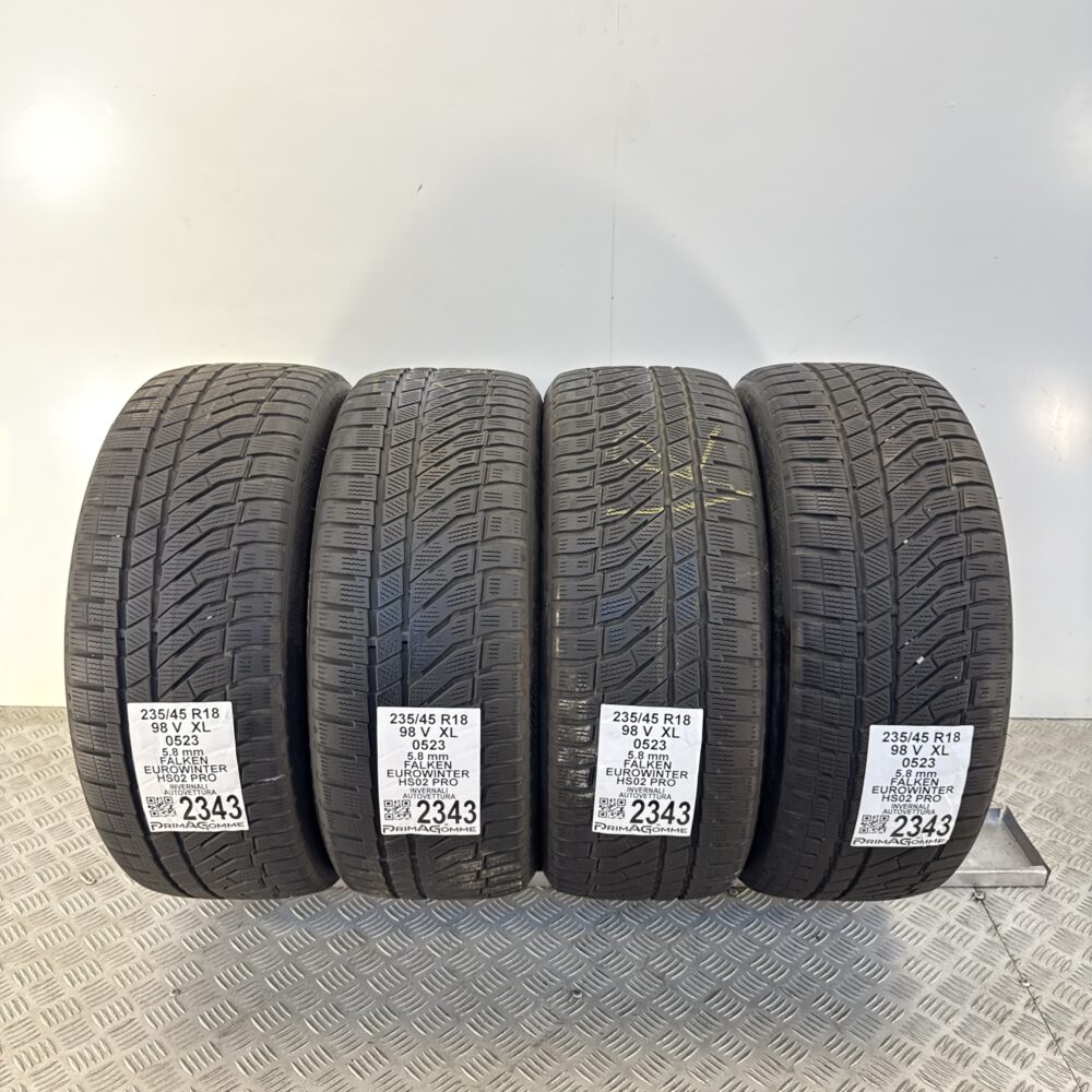 Gomme Usate 235 45 R18 XL 98V Falken Eurowinter HS02 Pro 83% Invernali | Gomme Usate | PrimaGomme.it Gomme usate 235 45 R18 Falken Eurowinter HS02 Pro - foto 13