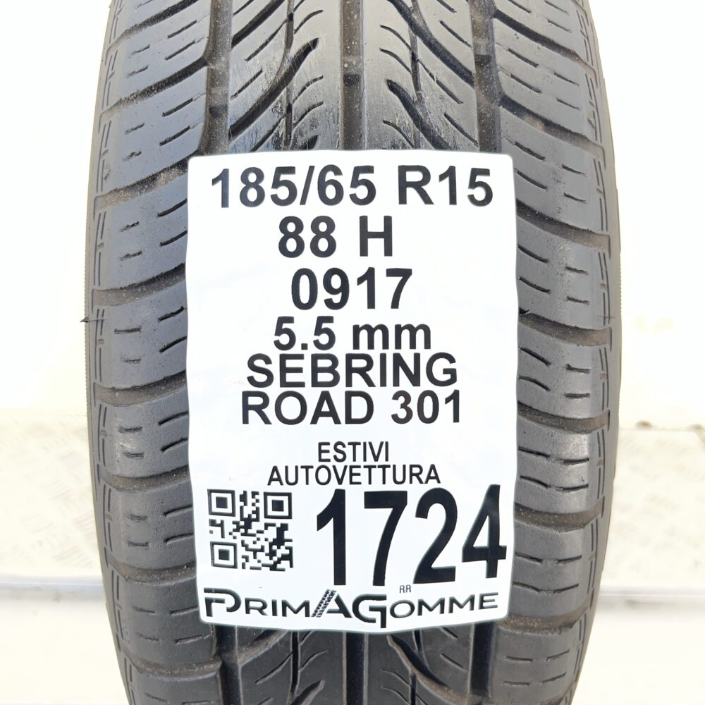 Pneumatico Usato 185 65 R15 88H Sebring Road 301 79% Estivo | Gomme Usate | PrimaGomme.it Pneumatico usato 185 65 R15 Sebring Road 301 - foto 7