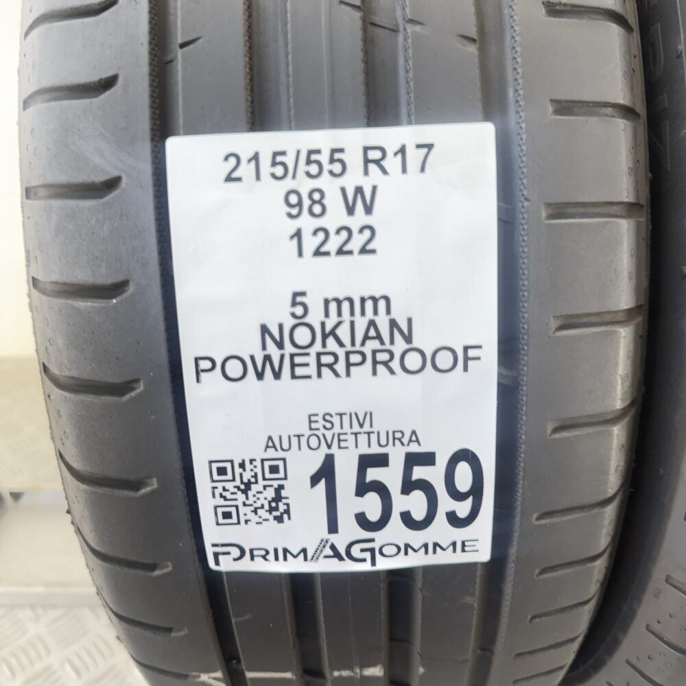 Pneumatici Usati 215 55 R17 98W Nokian Powerproof 71% Estive | Gomme Usate | PrimaGomme.it Pneumatici usati 215 55 R17 Nokian Powerproof - foto 8