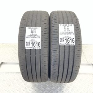 Pneumatici Usati 215 55 R17 94V Continental EcoContact 6 Estive