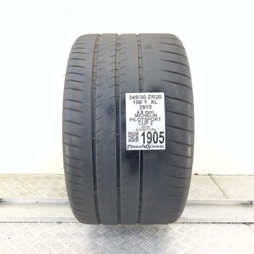 Pneumatico Usato 345 30 ZR20 XL 106Y Michelin Pilot Sport Cup 2 Estivo