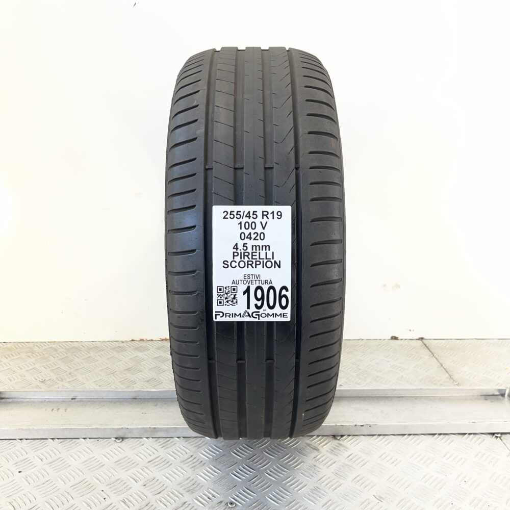 Pneumatico Usato 255 45 R19 100V Pirelli Scorpion Estivo | Gomme Usate | PrimaGomme.it Pneumatico usato 255 45 R19 Pirelli Scorpion - foto 6