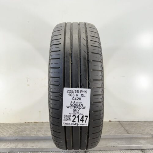 Pneumatico Usato 225 55 R19 XL 103V Nokian Wetproof SUV Estivo