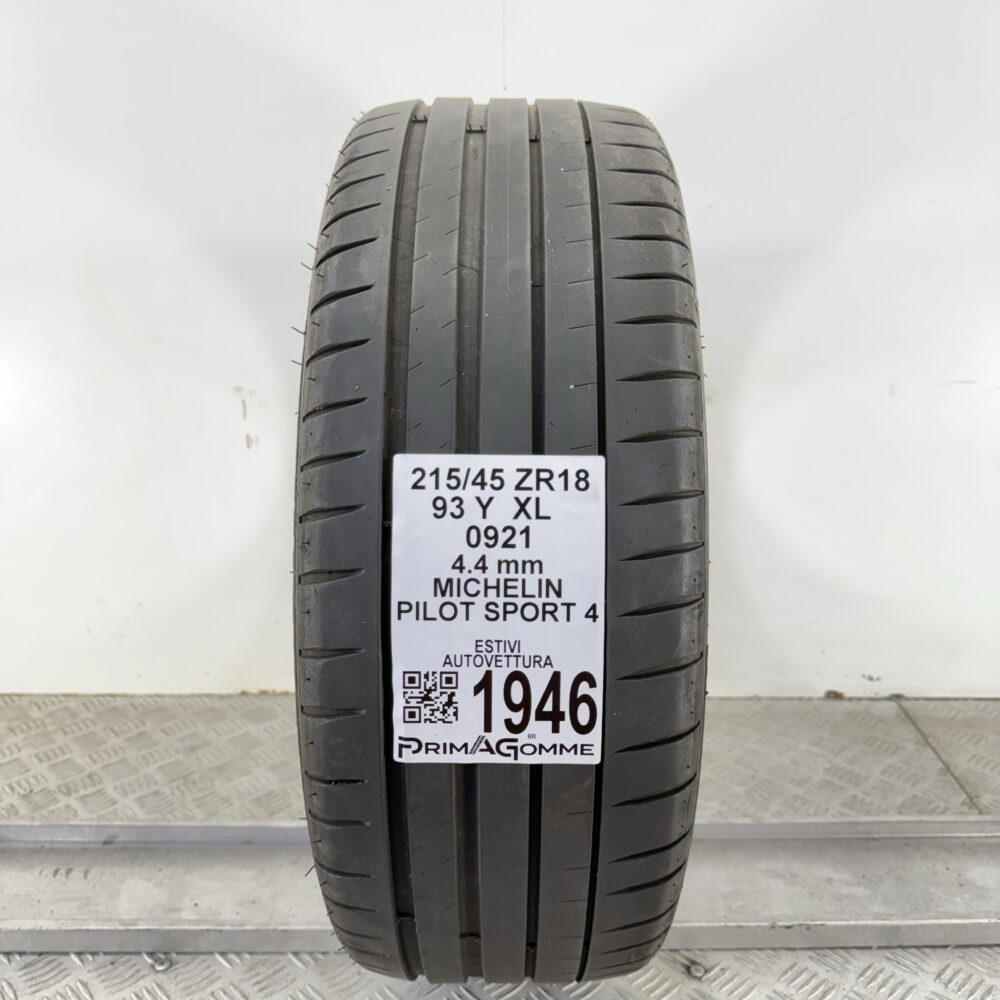 Pneumatico Usato 215 45 ZR18 XL 93Y Michelin Pilot Sport 4 Estivo | Gomme Usate | PrimaGomme.it Pneumatico usato 215 45 ZR18 Michelin Pilot Sport 4 - foto 7