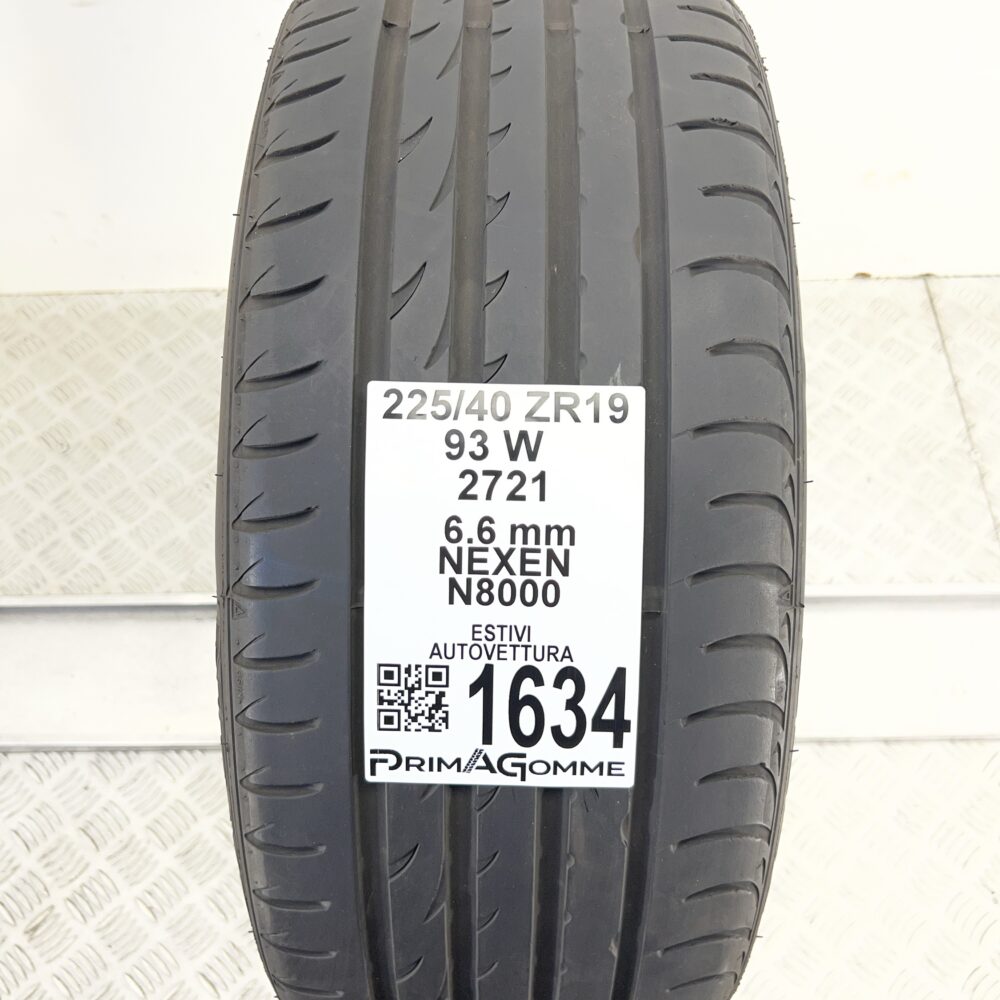 Pneumatico Usato 225 40 ZR19 93W Nexen N8000 94% Estivo | Gomme Usate | PrimaGomme.it Pneumatico usato 225 40 ZR19 Nexen N8000 - foto 7