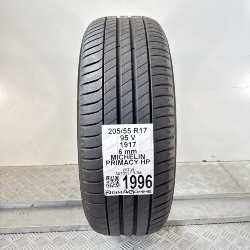 Pneumatico Usato 205 55 R17 95V Michelin Primacy HP 86% Estivo