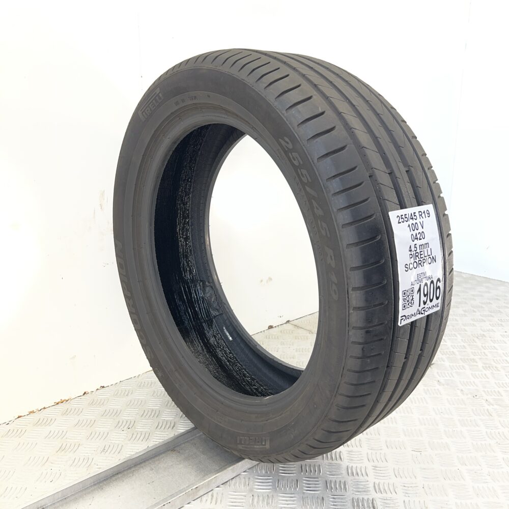 Pneumatico Usato 255 45 R19 100V Pirelli Scorpion Estivo | Gomme Usate | PrimaGomme.it Pneumatico usato 255 45 R19 Pirelli Scorpion