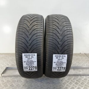 Gomme Usate 205 60 R16 XL 96H BFgoodrich G Force Winter 2 71% Invernali