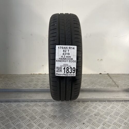 Pneumatico Usato 175 65 R14 82T HANKOOK Kinergy Eco2 Estivo
