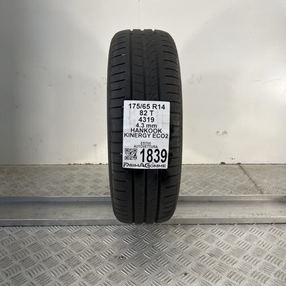 Pneumatico Usato 175 65 R14 82T HANKOOK Kinergy Eco2 Estivo | Gomme Usate | PrimaGomme.it Pneumatico usato 175 65 R14 HANKOOK Kinergy Eco2 - foto 6