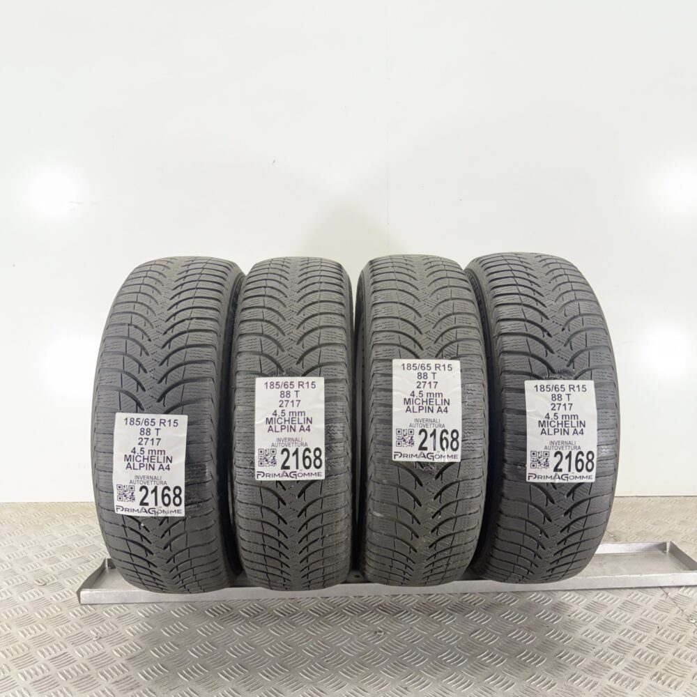 Pneumatici Usati 185 65 R15 88T Michelin Alpin A4 Invernali | Gomme Usate | PrimaGomme.it Pneumatici usati 185 65 R15 Michelin Alpin A4 - foto 12