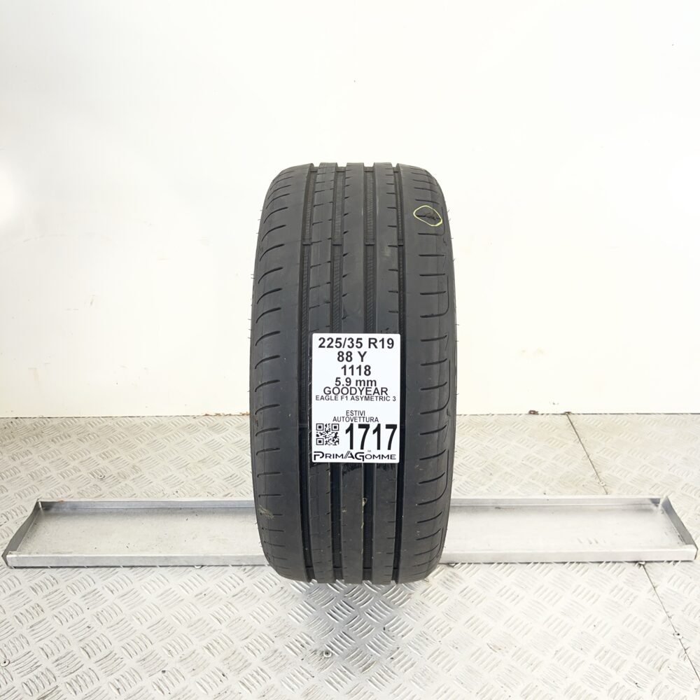 Pneumatico Usato 225 35 R19 88Y Goodyear Eagle F1 Asymetric 3 84% Estivo | Gomme Usate | PrimaGomme.it Pneumatico usato 225 35 R19 Goodyear Eagle F1 Asymetric 3 - foto 7