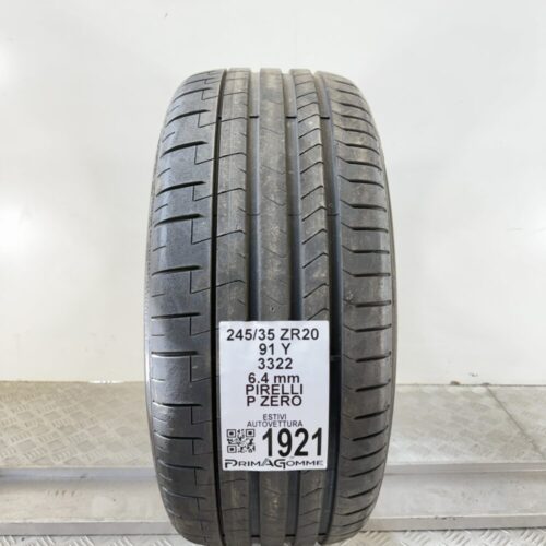 Pneumatico Usato 245 35 ZR20 91Y Pirelli P Zero 91% Estivo