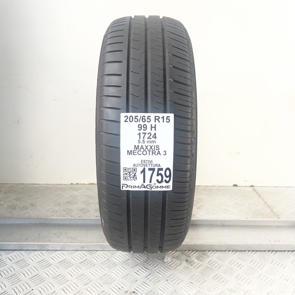 Pneumatico Usato 205 65 R15 99H Maxxis Mecotra 3 79% Estivo | Gomme Usate | PrimaGomme.it Pneumatico usato 205 65 R15 Maxxis Mecotra 3 - foto 7