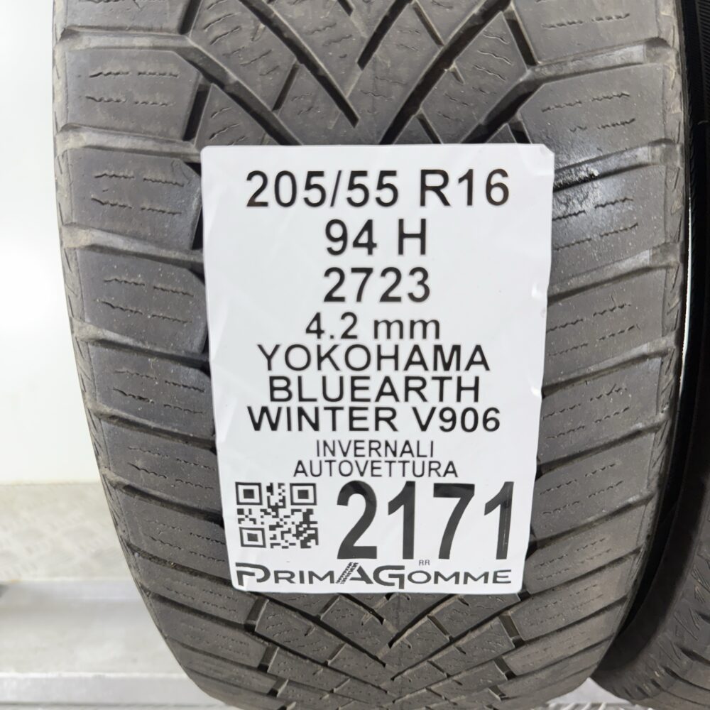 Pneumatici Usati 205 55 R16 94H Yokohama BluEarth Winter V906 Invernali | Gomme Usate | PrimaGomme.it Pneumatici usati 205 55 R16 Yokohama BluEarth Winter V906