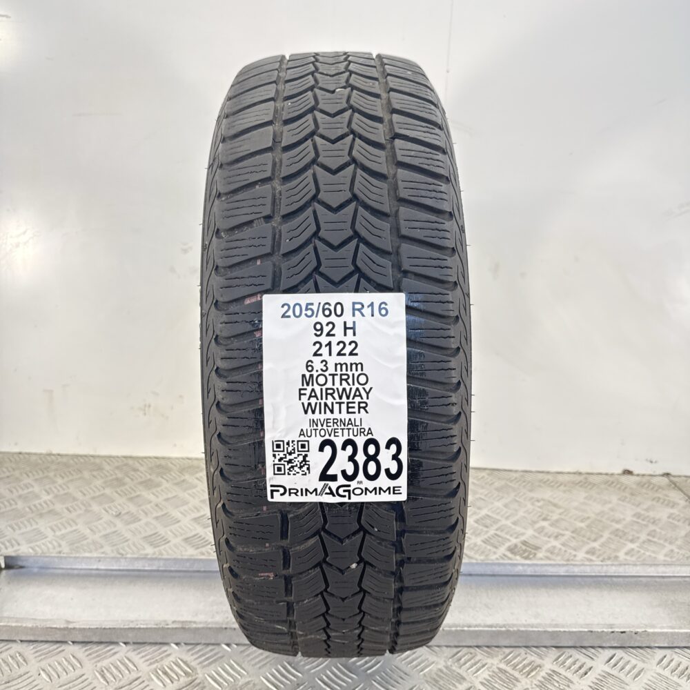 Gomma Usata 205 60 R16 92H Motrio Fairway Winter 79% Invernale | Gomme Usate | PrimaGomme.it Gomma usata 205 60 R16 Motrio Fairway Winter - foto 8