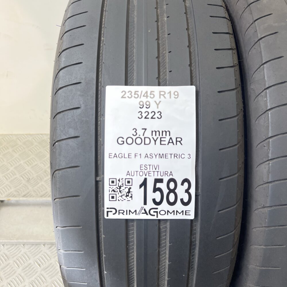 Gomme Usate 235 45 R19 99Y Goodyear Eagle F1 Asymmetric 3 Estive | Gomme Usate | PrimaGomme.it Gomme Usate 235 45 R19 99Y Goodyear Eagle F1 Asymmetric 3 Estive - immagine 2