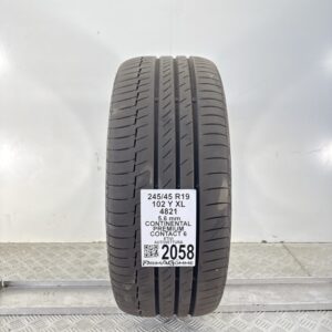 Pneumatico Usato 245 45 R19 XL 102Y Continental Premium Contact 6 80% Estivo