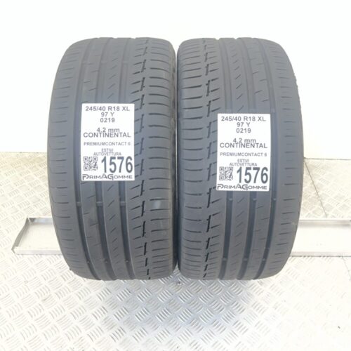 Gomme Usate 245 40 R18 XL 97Y Continental PremiumContact 6 Estive