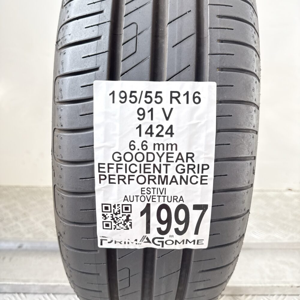 Pneumatico Usato 195 55 R16 91V Goodyear Efficient Grip Performance 94% Estivo | Gomme Usate | PrimaGomme.it Pneumatico usato 195 55 R16 Goodyear Efficient Grip Performance - foto 6