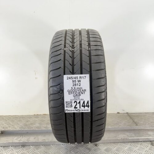 Pneumatico Usato 245 45 R17 95W Goodyear Efficient Grip 84% Estivo