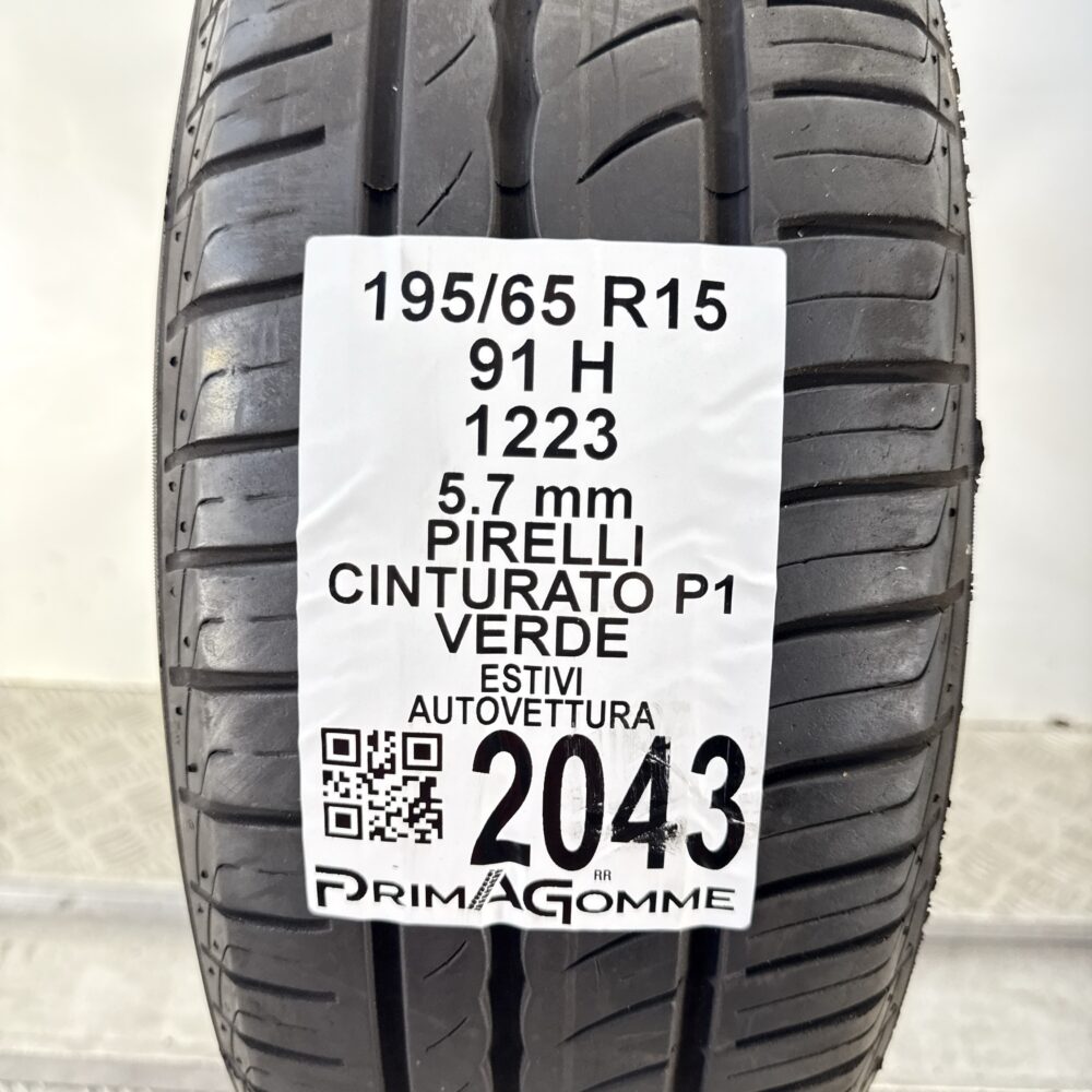 Pneumatico Usato 195 65 R15 91H Pirelli Cinturato P1 Verde 81% Estivo | Gomme Usate | PrimaGomme.it Pneumatico usato 195 65 R15 Pirelli Cinturato P1 Verde - foto 6