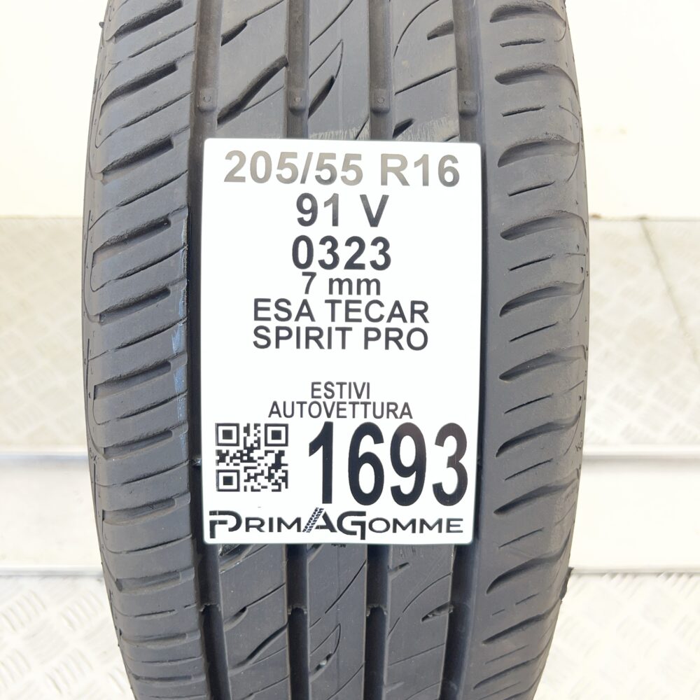 Pneumatico Usato 205 55 R16 91V Esa Tecar Spirit Pro 100% Estivo | Gomme Usate | PrimaGomme.it Pneumatico usato 205 55 R16 Esa Tecar Spirit Pro - foto 7