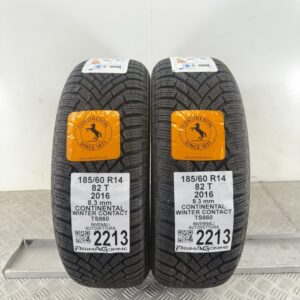 Gomme Usate 185 60 R14 82T Continental Winter Contact TS860 100% Invernali