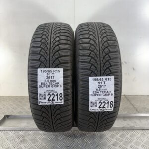 Gomme Usate 195 65 R15 91T Esa Tecar Super Grip 9 93% Invernali