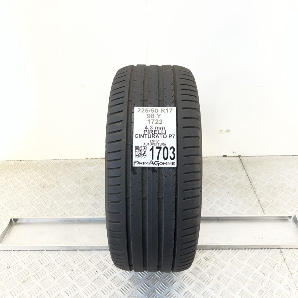 Pneumatico Usato 225 50 R17 98Y Pirelli Cinturato P7 Estivo | Gomme Usate | PrimaGomme.it Pneumatico usato 225 50 R17 Pirelli Cinturato P7 - foto 6