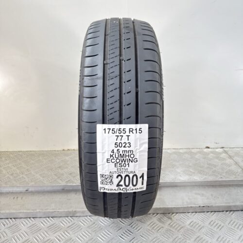 Pneumatico Usato 175 55 R15 77T Kumho Ecowing ES01 Estivo