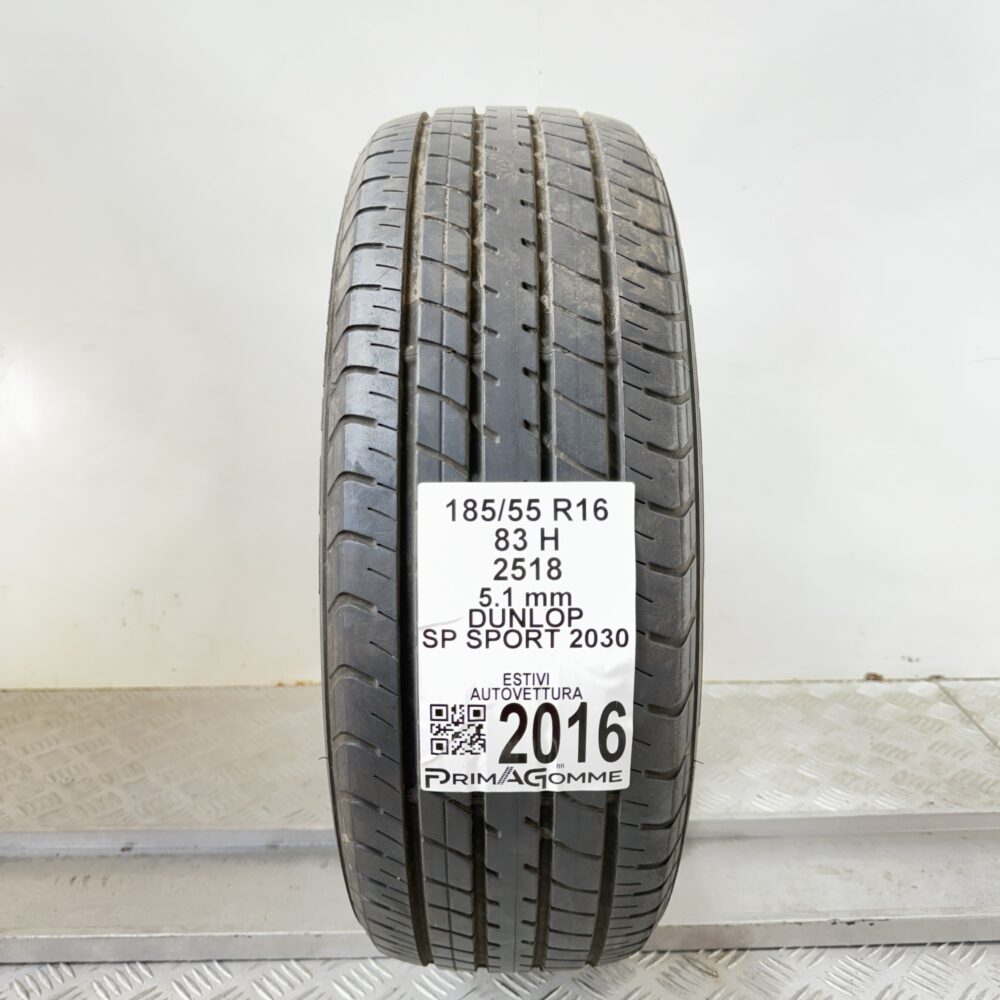 Pneumatico Usato 185 55 R16 83H Dunlop SP Sport 2030 73% Estivo | Gomme Usate | PrimaGomme.it Pneumatico usato 185 55 R16 Dunlop SP Sport 2030 - foto 7