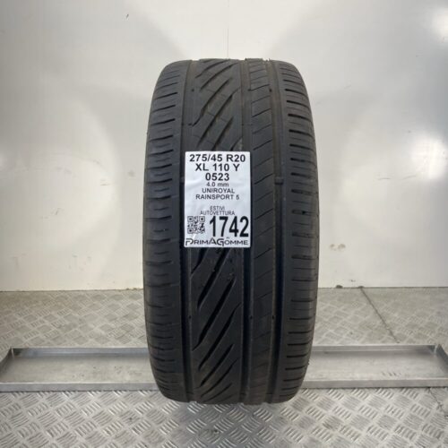 Pneumatico Usato 275 45 R20 XL 110Y UNIROYAL Rainsport 5 Estivo