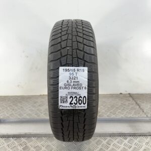 Gomma Usata 195 65 R15 95T Gislaved Euro Frost 6 79% Invernale