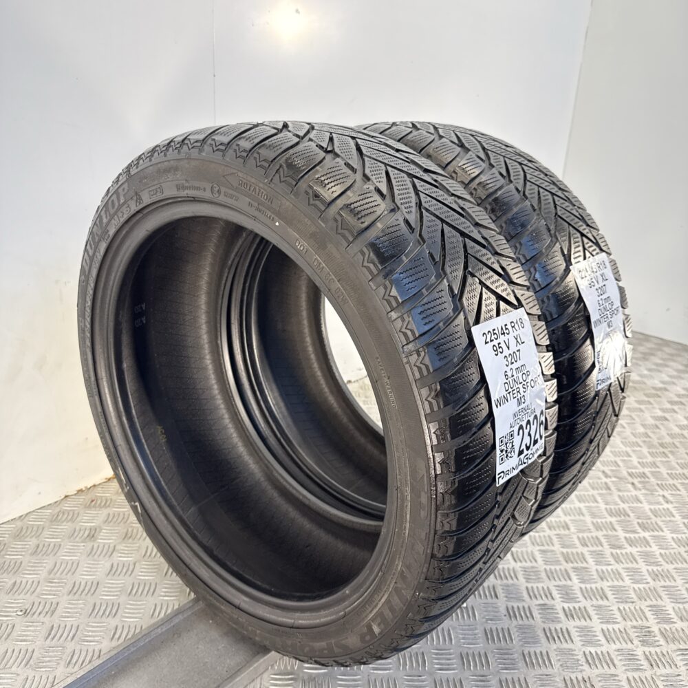 Gomme Usate 225 45 R18 XL 95V Dunlop Winter Sport M3 89% Invernali | Gomme Usate | PrimaGomme.it Gomme usate 225 45 R18 Dunlop Winter Sport M3 - foto 3